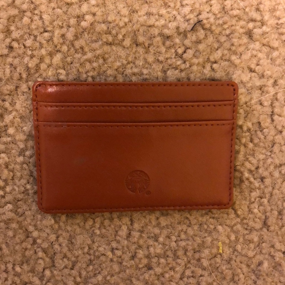 Starbucks Leather Card Holder